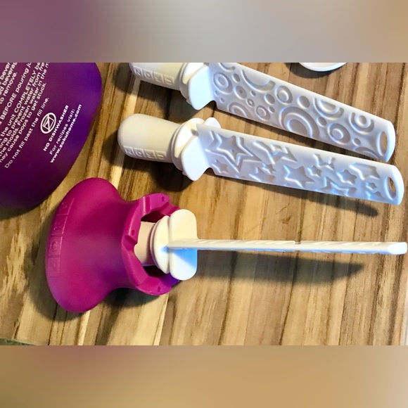 ZOKU Purple Single Ice Pop Maker Fast Making Freezer Use Complete Set 3 Tool - Picture 9 of 14